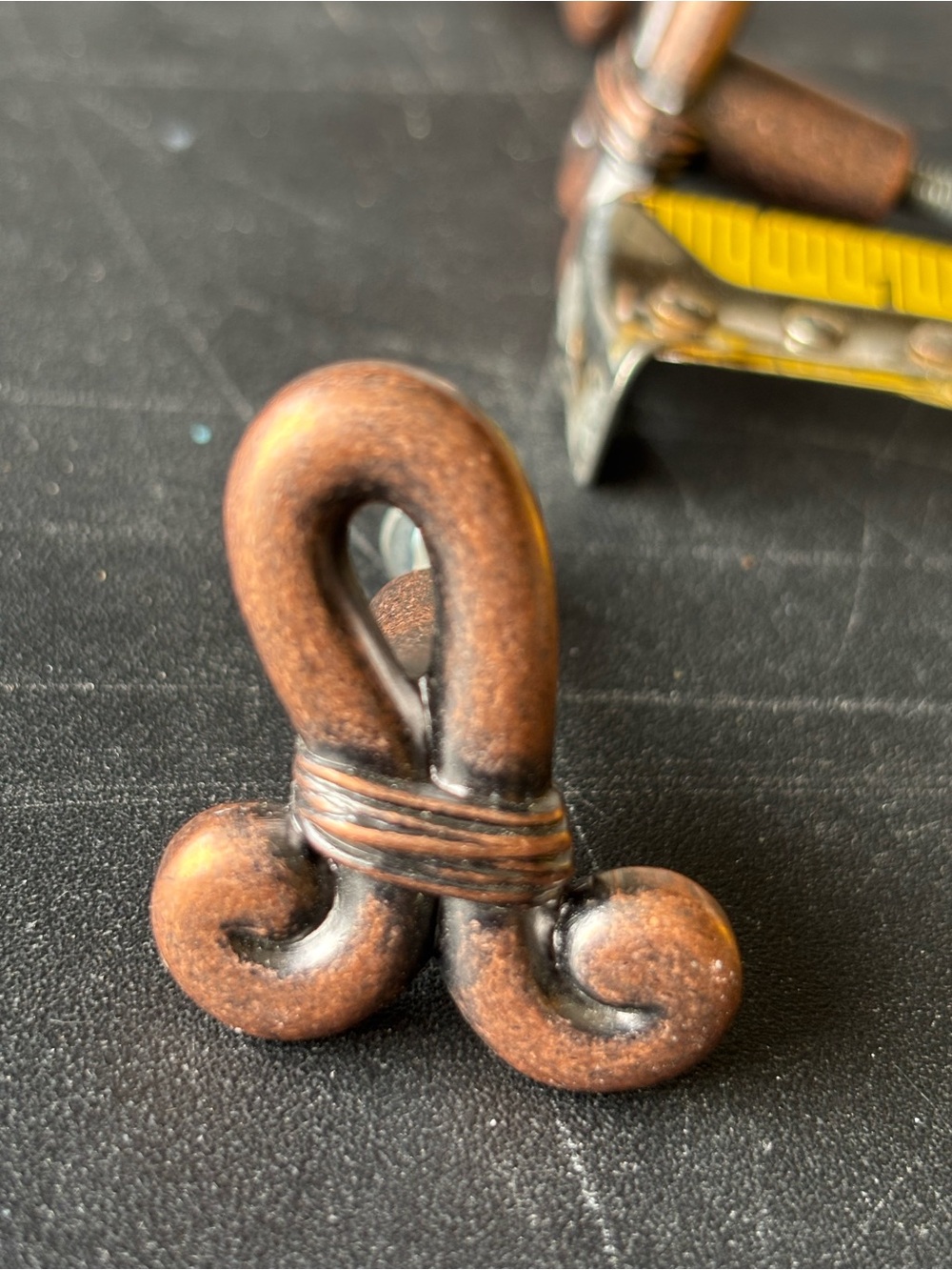 Brushed/antiqued copper drawer pulls & knobs - Picture 7 of 8
